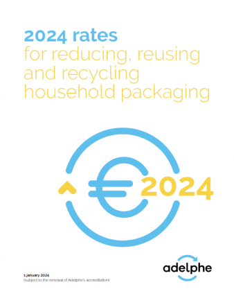 2024 rates for reducing, reusing and recycling household packaging